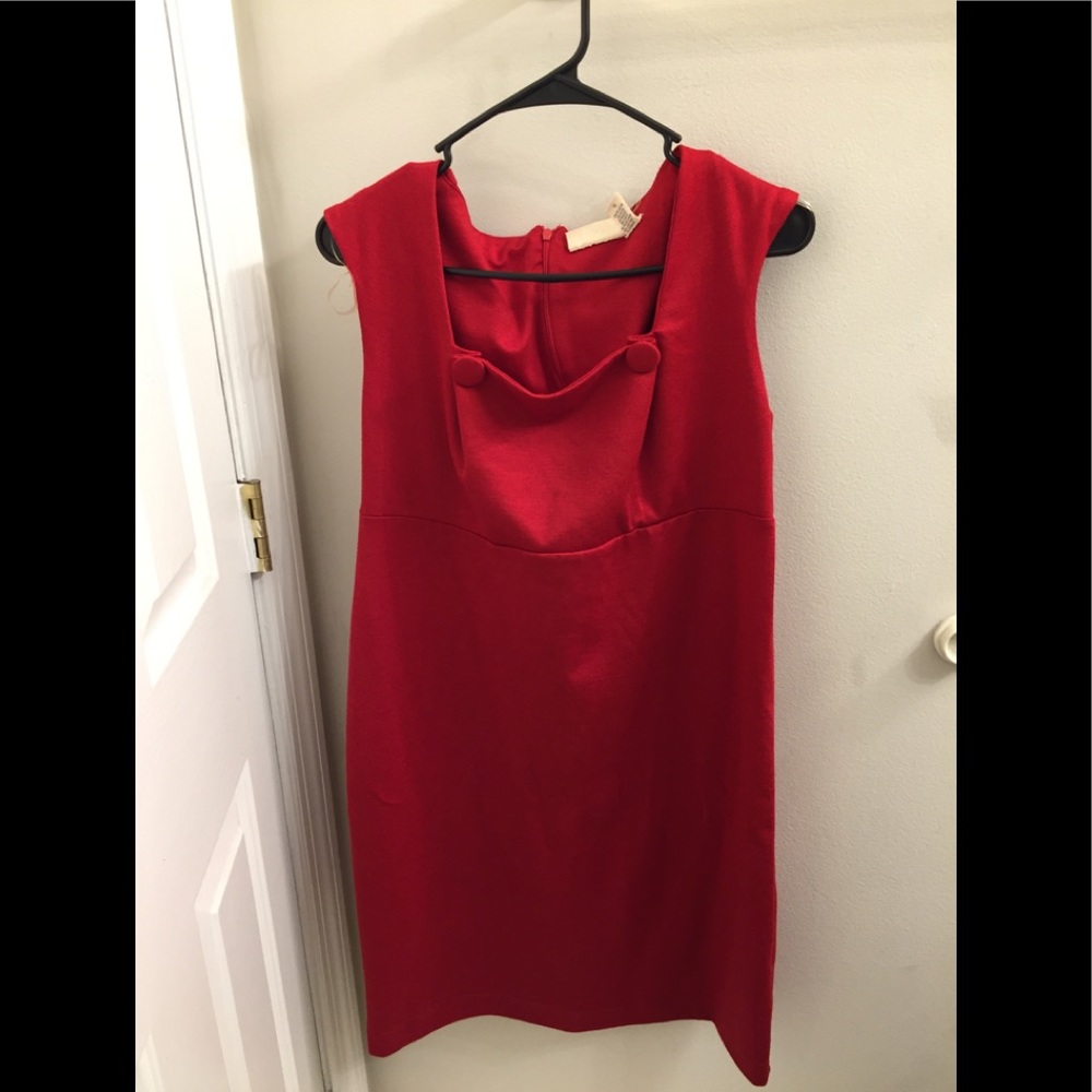 Red dress